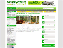 Tablet Screenshot of conservatoriesonline.com